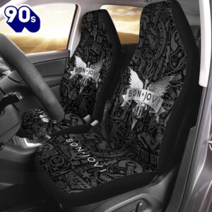 Bon Jovi 2PCS Car Seat Cover For Man And Women