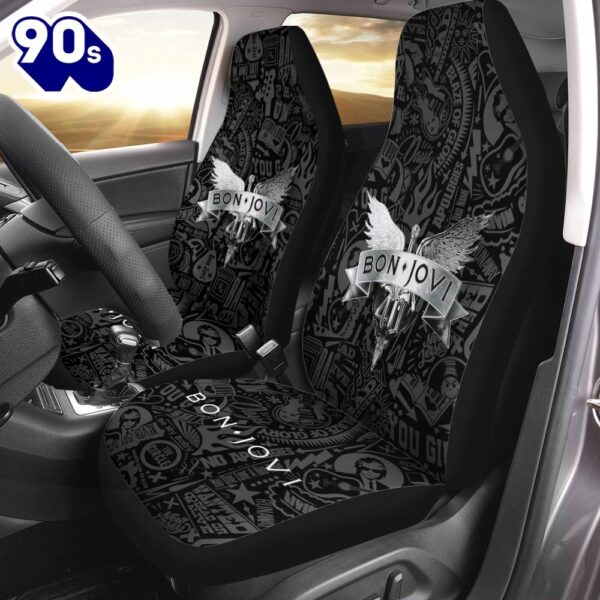 Bon Jovi 2PCS Car Seat Cover For Man And Women