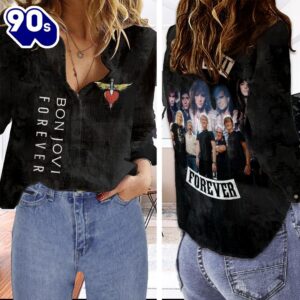 Bon Jovi 3D Linen Shirt…