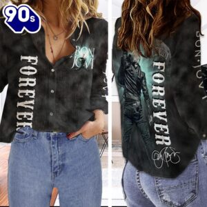 Bon Jovi 3D Linen Shirt…