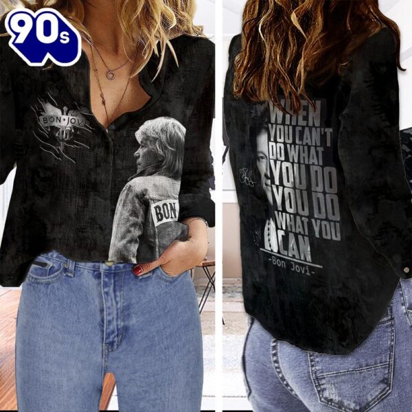 Bon Jovi 3D Linen Shirt New Trend