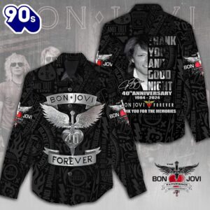 Bon Jovi 3D Women’s Casual…