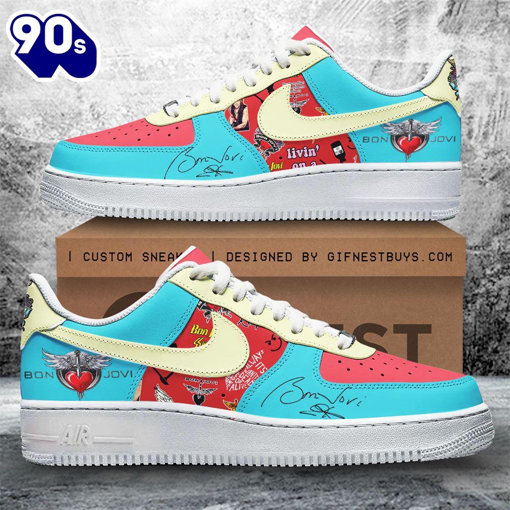 Bon Jovi Air Force 1 Sneaker New Trend Bon Jovi Air Force 1 Sneaker New Trend