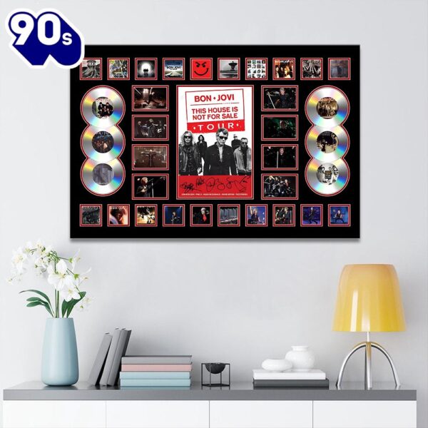 Bon Jovi Rectangle Canvas With Inner Frame New 2025
