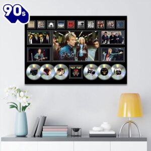 Bon Jovi Rectangle Canvas With…