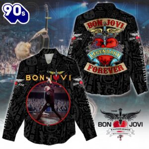Bon Jovi Style Women’s Casual…