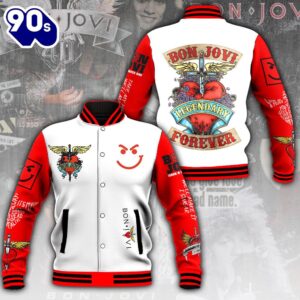 Bon Jovi Varsity Jacket For…