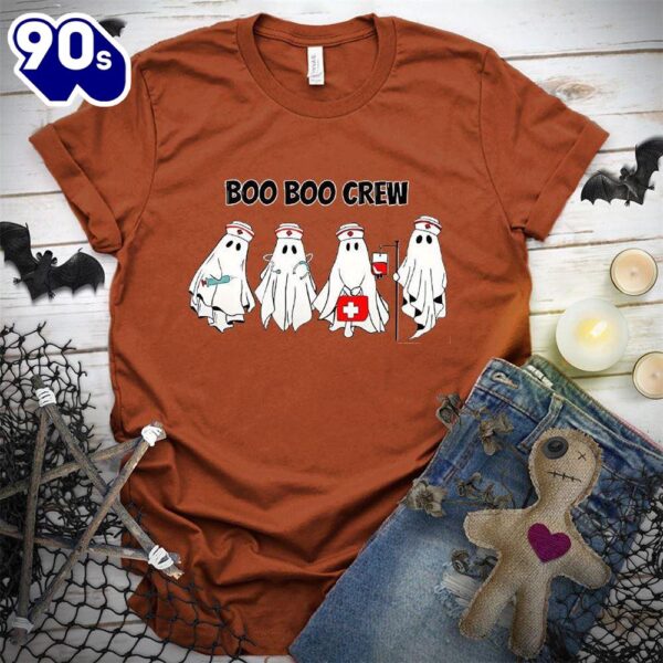 Boo Boo Crew Colored Edition T-Shirt  Gift For Halloween