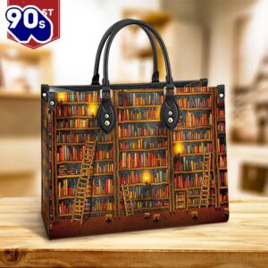 Book Bookshelf 2 Leather Bag…