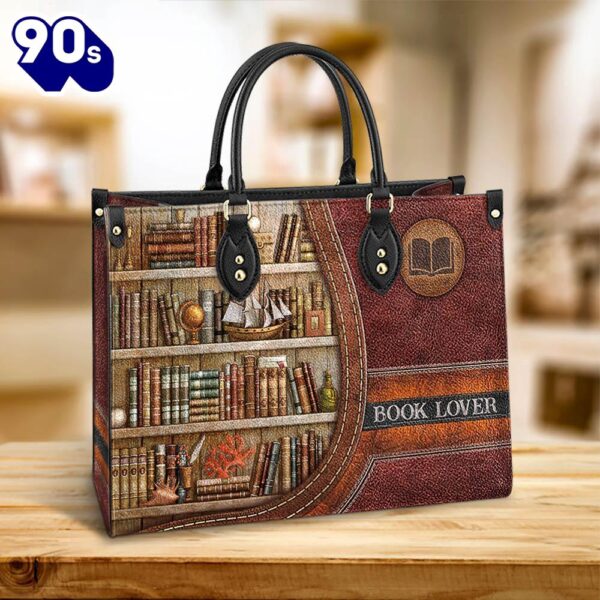 Book Lovers 2 Leather Bag Christ Gifts Leather Bags  Gift For  Women Christmas