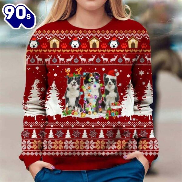 Border Collie Ugly Premium Sweater