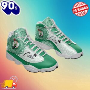 Boston Celtics Air Jordan 13 Sneakers Rbbg36