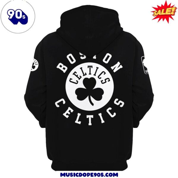 Boston Celtics Binary code 2024 Pullover Black Hoodie