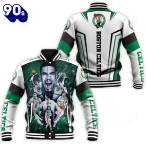 Boston Celtics Jayson Tatum Baseball Jacket