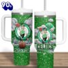 Boston Celtics NBA Custom Stanley Quencher 40oz Stainless Steel Tumbler  1