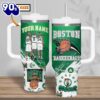 Boston Celtics NBA Custom Stanley Quencher 40oz Stainless Steel Tumbler