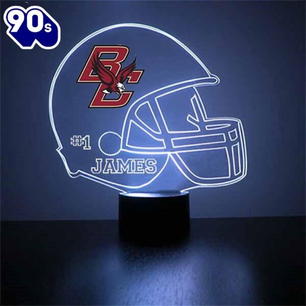 Boston College Helmet Led Light Sports Fan Lamp Custom Light Gift Christmas