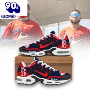 Boston Red Sox Custom Nike Air Max Plus Shoes For Fans