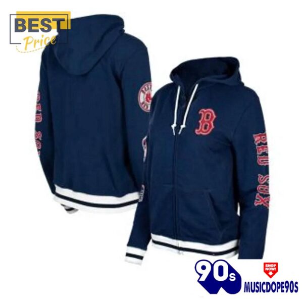 Boston Red Sox Navy Zip Hoodie, Jogger, Cap