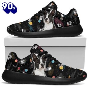 Boston Terrier Sneakers Sporty Shoes…