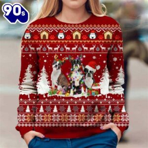 Boston Terrier Ugly Premium Sweater