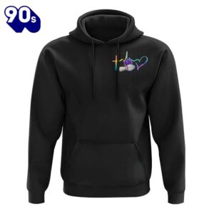 Bowling Cross Colorful 3D Hoodie