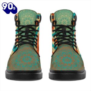 Boxer Leather Boots Funny Hippie Style Shoes