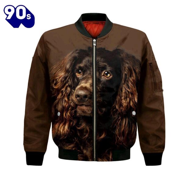 Boykin Spaniel – Unisex 3D Graphic Bomber Jacket