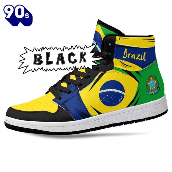 Brazil Flag JD1 Sneakers Custom Country