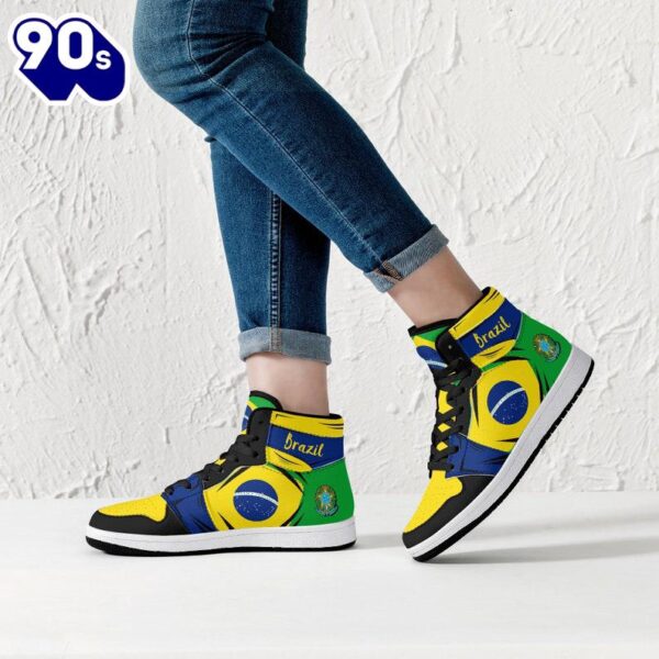 Brazil Flag JD1 Sneakers Custom Country