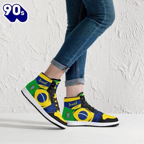 Brazil Flag JD1 Sneakers Custom Country