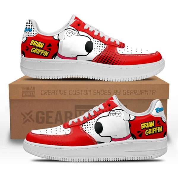 Brian Griffin Family Guy Air Sneakers Custom Cartoon Shoes