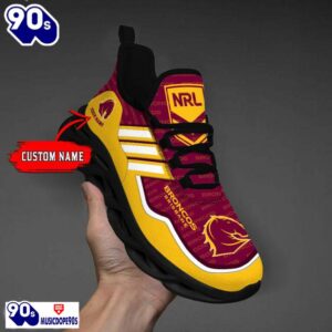 Brisbane Broncos Maxsoul Shoes Muc1NRL