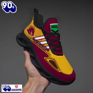 Brisbane Broncos Maxsoul Shoes MucNRL