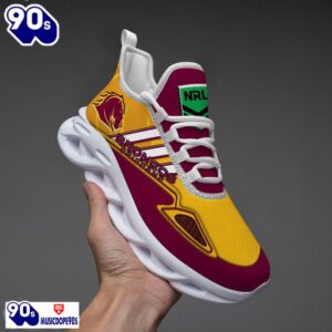 Brisbane Broncos Maxsoul Shoes MucNRL