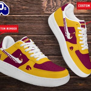 Brisbane Broncos NRL Personalized Air Force 1 Shoes