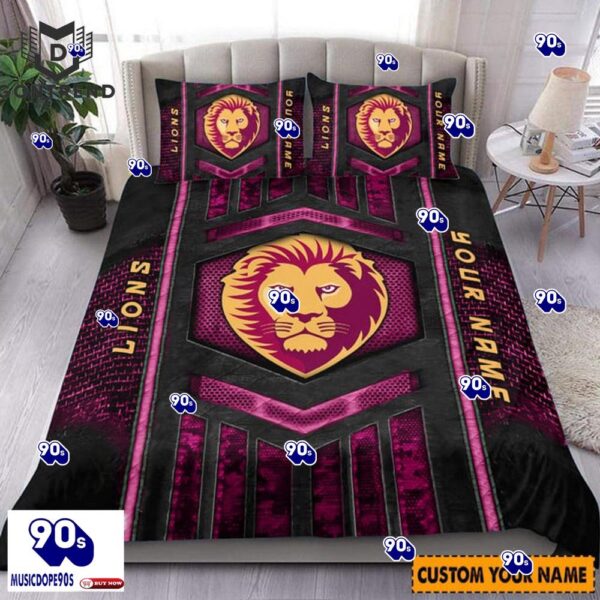 Brisbane Lions AFL Bedding Set For Fan New Arrivals 2024