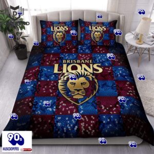 Brisbane Lions AFL Bedding Set For Fan