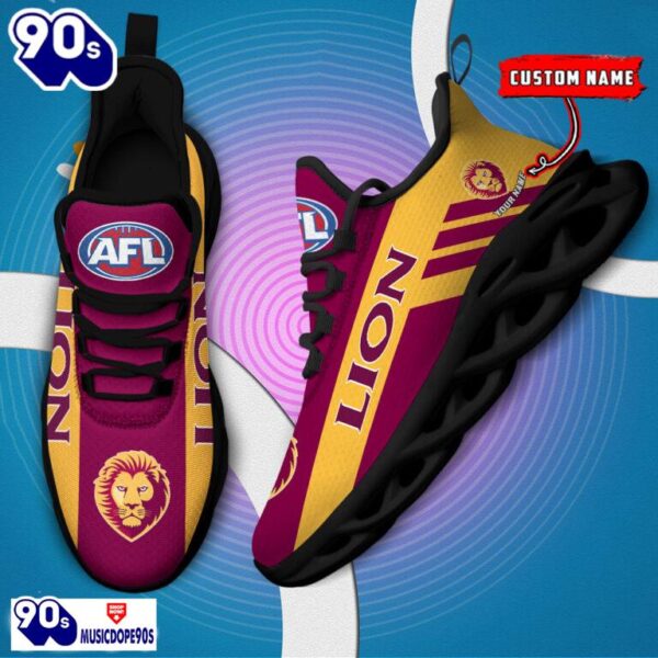 Brisbane Lions Maxsoul Shoes Muc1AFL