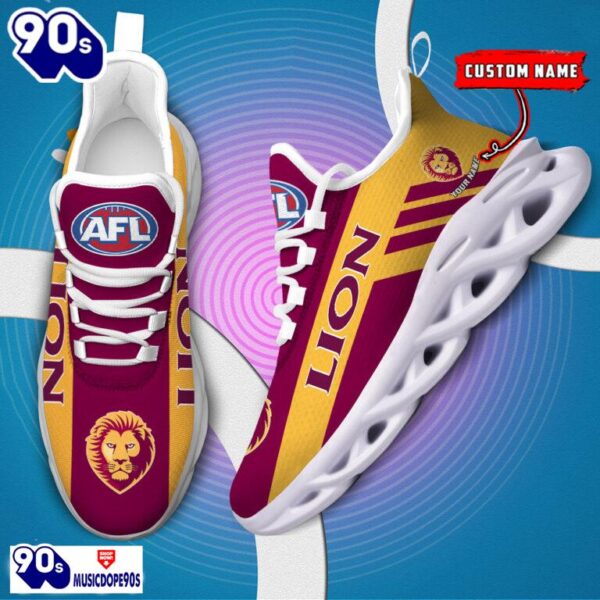 Brisbane Lions Maxsoul Shoes Muc1AFL