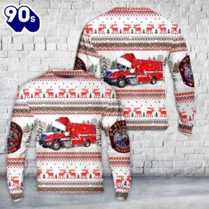 Bristol Fire Department-Ri Christmas Aop Sweater