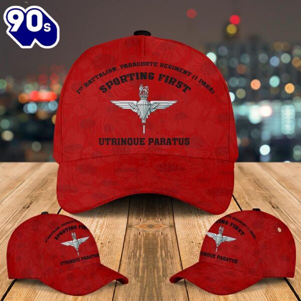 British Army 1st Battalion, Parachute Regiment (1 PARA) Baseball Cap  Gift For Veteran Day