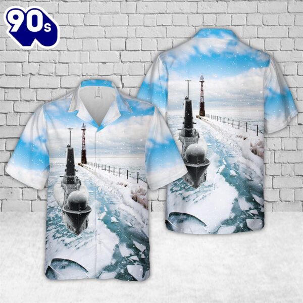 British old Aclass submarine Christmas Hawaiian Shirt