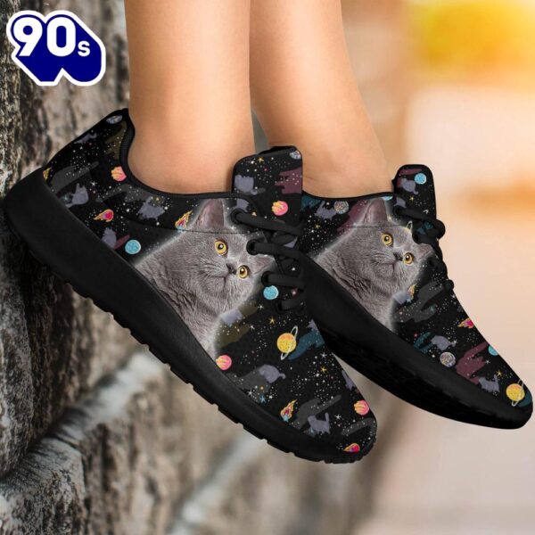 British Shorthair Cat Sneakers Sporty Shoes For Cat Lover