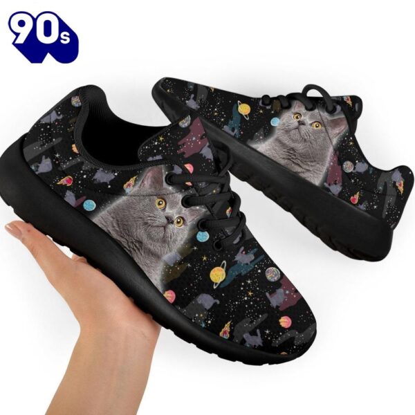 British Shorthair Cat Sneakers Sporty Shoes For Cat Lover