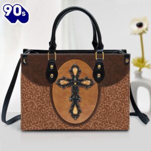 Brown Cross Leather Handbag Christ…