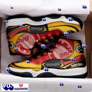 BRP Can Am Motor Custom Name Air Jordan 11 Sneakers Vintage Shoes