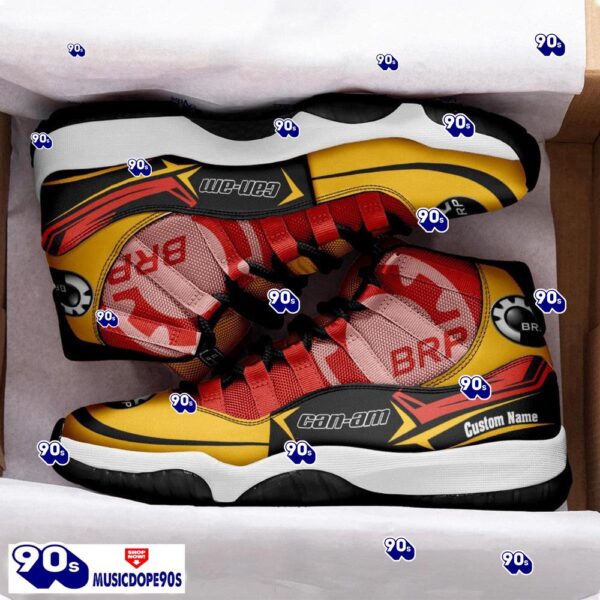 BRP Can Am Motor Custom Name Air Jordan 11  Sneakers Vintage Shoes