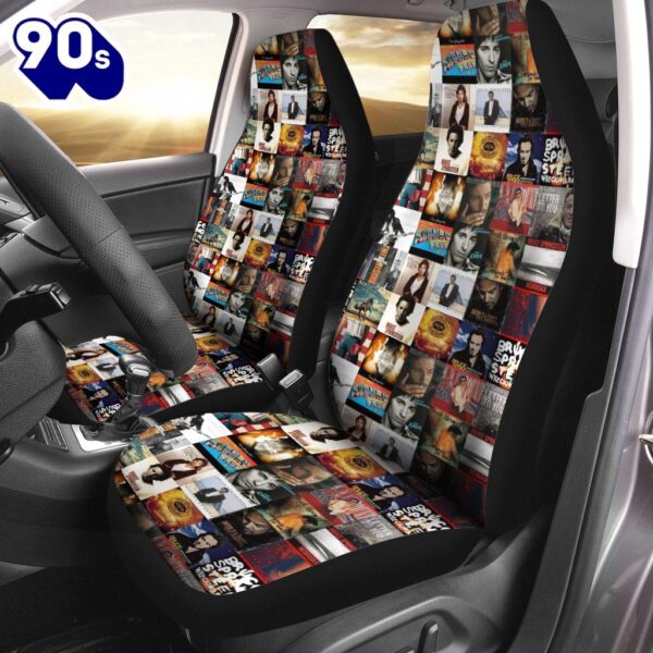 Bruce Springsteen 2PCS Car Seat Cover Decor Car