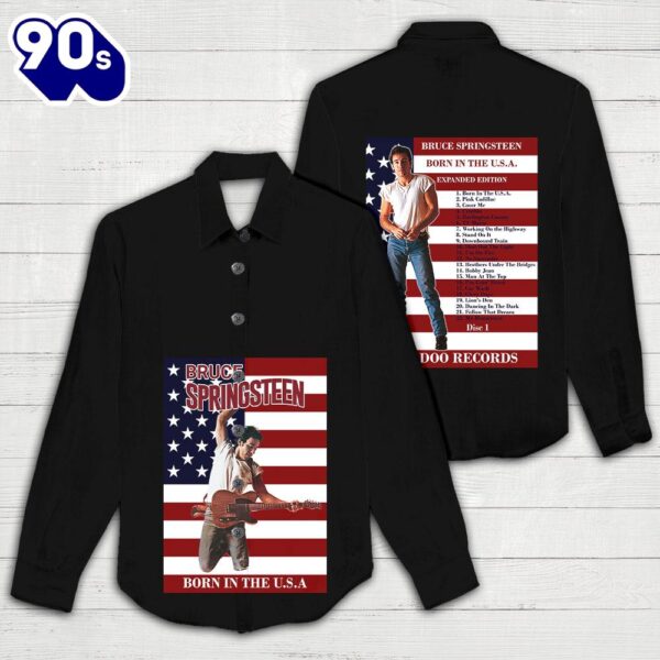 Bruce Springsteen 3D Linen Shirt 1For Fans Music New Trend